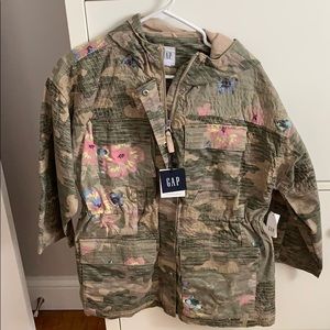 Limited Edition GAP Floral Camo Utility Jacket